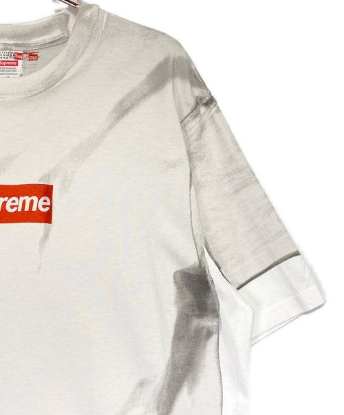 SUPREME（シュプリーム）SUPREME (シュプリーム) MM6 Maison Margiela (エムエムシックス メゾンマルジェラ) Box Logo Tee ホワイト サイズ:Sの古着・服飾アイテム