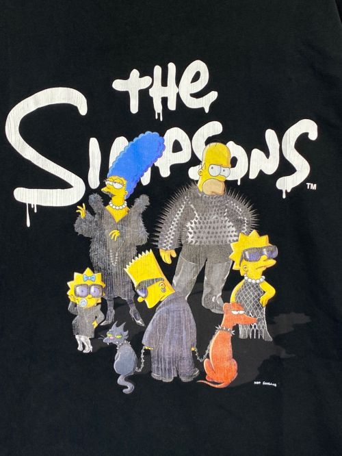 BALENCIAGA（バレンシアガ）BALENCIAGA (バレンシアガ) The Simpsons (ザ シンプソンズ) シンプソンズTシャツ ブラック サイズ:Lの古着・服飾アイテム