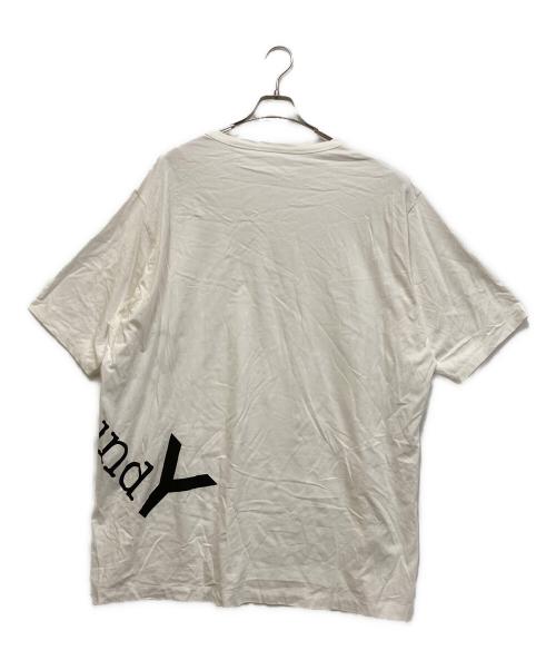 GROUND Y（グラウンドワイ）GROUND Y (グラウンドワイ) LOGO JUMBO T-SHIRT ホワイト サイズ:SIZE ３の古着・服飾アイテム