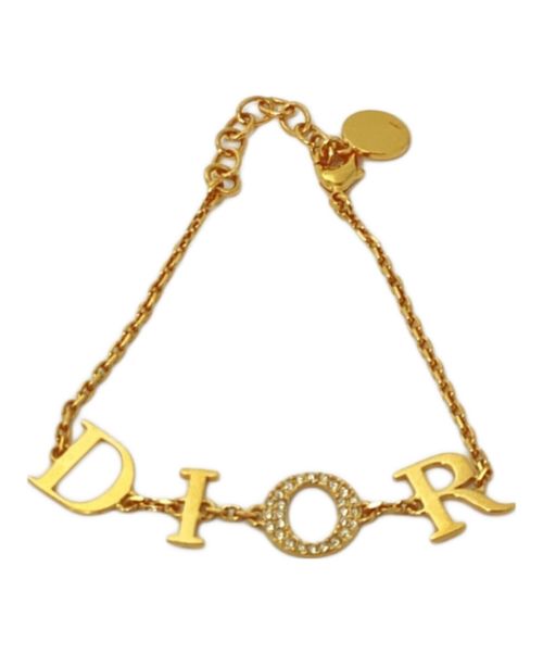 Christian Dior（クリスチャン ディオール）Christian Dior (クリスチャン ディオール) DIORロゴブレスレット（DIOR LOGO BRACELET） ゴールド サイズ:-の古着・服飾アイテム