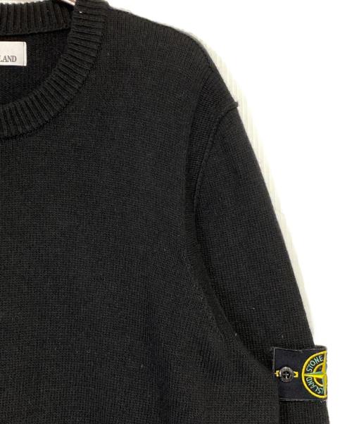 STONE ISLAND（ストーンアイランド）STONE ISLAND (ストーンアイランド) アームパッチニット ブラック サイズ:XLの古着・服飾アイテム