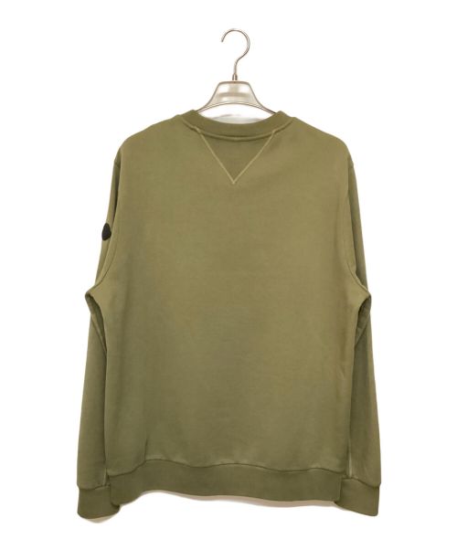 MONCLER（モンクレール）MONCLER (モンクレール) フロッキープリントロゴスウェット グリーン サイズ:XLの古着・服飾アイテム