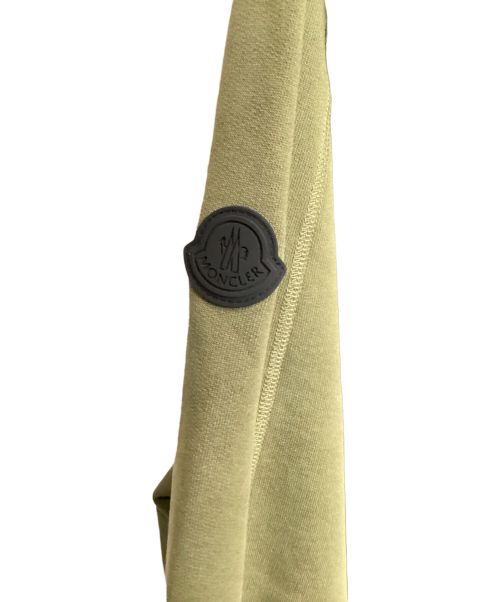 MONCLER（モンクレール）MONCLER (モンクレール) フロッキープリントロゴスウェット グリーン サイズ:XLの古着・服飾アイテム