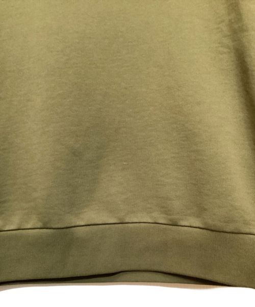 MONCLER（モンクレール）MONCLER (モンクレール) フロッキープリントロゴスウェット グリーン サイズ:XLの古着・服飾アイテム