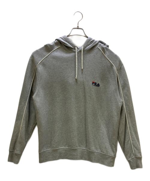 Y. PROJECT（ワイプロジェクト）Y. PROJECT (ワイプロジェクト) FILA (フィラ) デザインパーカー グレー サイズ:S 未使用品の古着・服飾アイテム