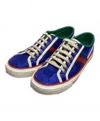 GUCCIグッチ）の古着「1977 TENNIS WEB LINE SNERKERS（テニスウェブラインスニーカー）」｜ブルー