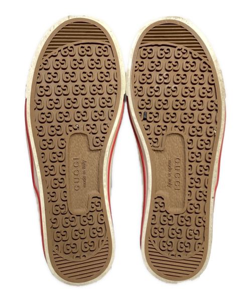 GUCCI（グッチ）GUCCI (グッチ) 1977 TENNIS WEB LINE SNERKERS（テニスウェブラインスニーカー） ブルー サイズ:38の古着・服飾アイテム