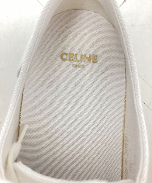 CELINE（セリーヌ）CELINE (セリーヌ) ジェーンレースアップロースニーカー ホワイト サイズ:36の古着・服飾アイテム