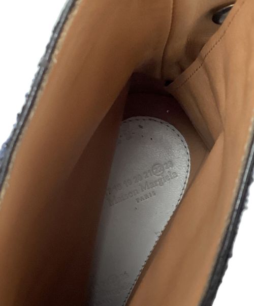 Maison Margiela（メゾンマルジェラ）Maison Margiela (メゾンマルジェラ) グリッター足袋ブーツ パープル サイズ:37の古着・服飾アイテム
