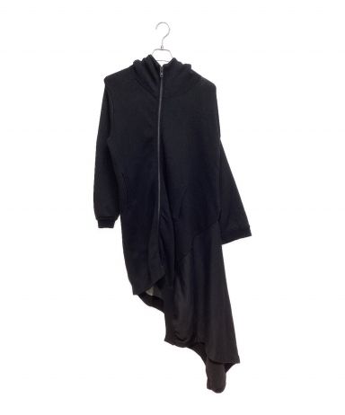 中古・古着通販】Y-3 (ワイスリー) アシンメトリーロングパーカー 