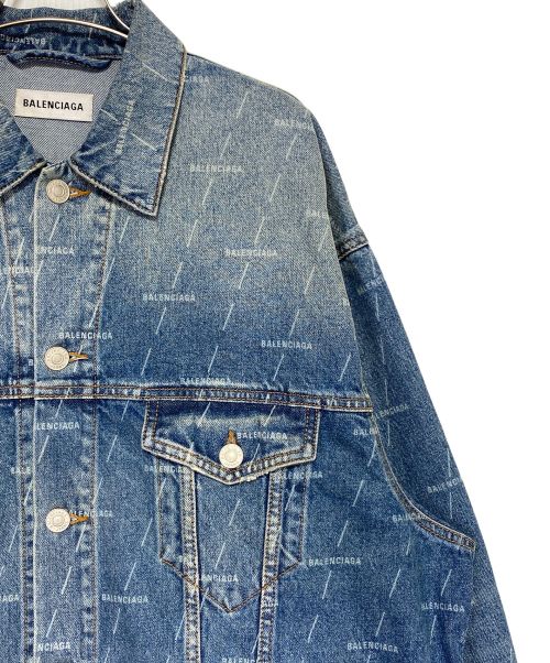 BALENCIAGA（バレンシアガ）BALENCIAGA (バレンシアガ) LARGE FIT JACKET スカイブルー サイズ:36の古着・服飾アイテム