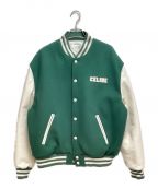 CELINEセリーヌ）の古着「24SS LOOSE TEDDY JACKET(ルーズテディジャケットジャケット)」｜グリーン