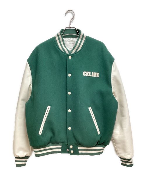 CELINE（セリーヌ）CELINE (セリーヌ) 24SS LOOSE TEDDY JACKET(ルーズテディジャケットジャケット) グリーン サイズ:50の古着・服飾アイテム