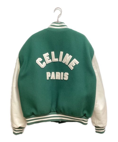 CELINE（セリーヌ）CELINE (セリーヌ) 24SS LOOSE TEDDY JACKET(ルーズテディジャケットジャケット) グリーン サイズ:50の古着・服飾アイテム