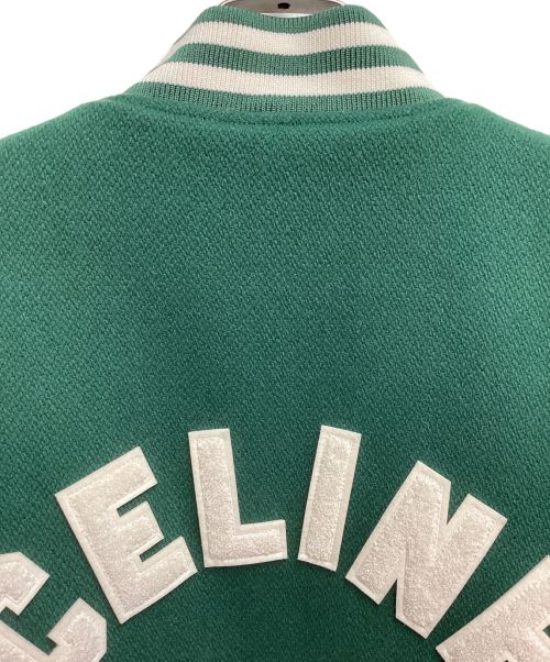 CELINE（セリーヌ）CELINE (セリーヌ) 24SS LOOSE TEDDY JACKET(ルーズテディジャケットジャケット) グリーン サイズ:50の古着・服飾アイテム