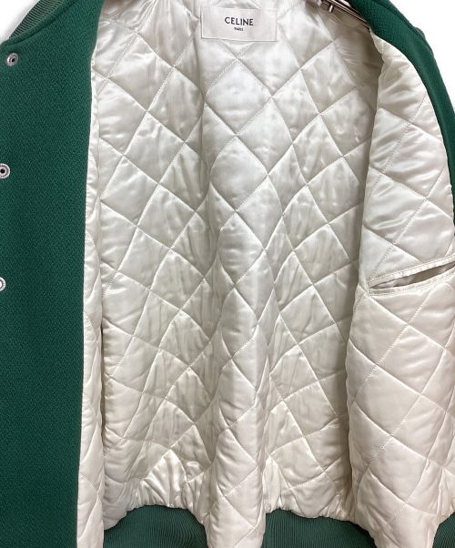 CELINE（セリーヌ）CELINE (セリーヌ) 24SS LOOSE TEDDY JACKET(ルーズテディジャケットジャケット) グリーン サイズ:50の古着・服飾アイテム