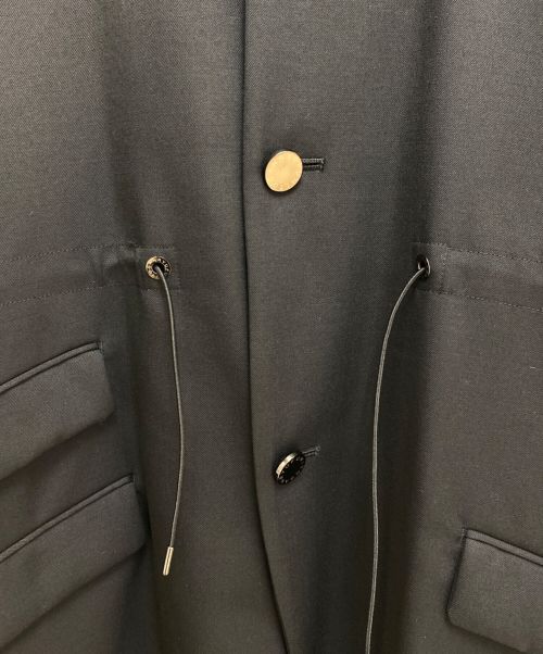 FUMITO GANRYU（フミトガンリュウ）FUMITO GANRYU (フミトガンリュウ) Mods Jacket （モッズジャケット） ブラック サイズ:1の古着・服飾アイテム
