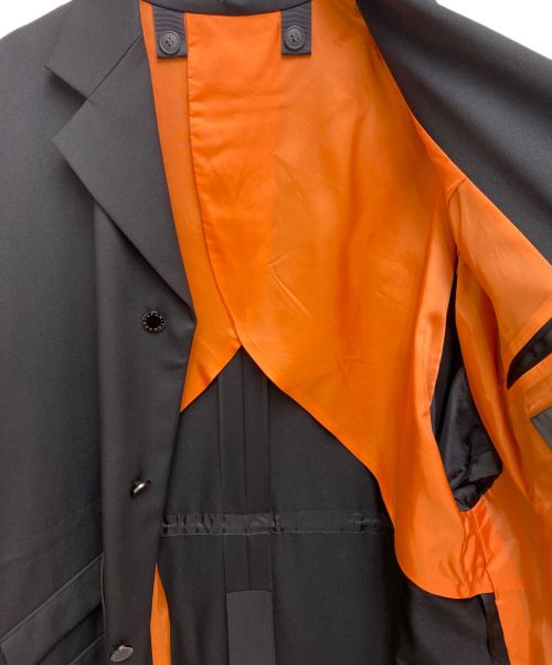 FUMITO GANRYU（フミトガンリュウ）FUMITO GANRYU (フミトガンリュウ) Mods Jacket （モッズジャケット） ブラック サイズ:1の古着・服飾アイテム
