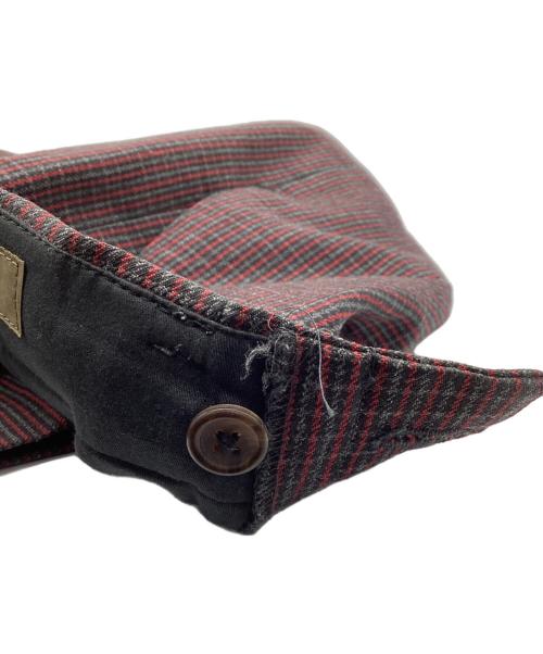 Y's for men（ワイズフォーメン）Y'S for men (ワイズフォーメン) スラックス グレー×レッド サイズ:Sの古着・服飾アイテム