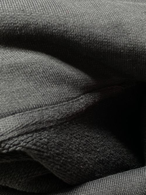 VETEMENTS（ヴェトモン）VETEMENTS (ヴェトモン) BACK TO THE FUTURE JERSEY HOODIE ブラック サイズ:XSの古着・服飾アイテム