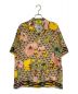 GUCCI（グッチ）の古着「総柄オープンカラーシルクシャツ」｜ベージュ