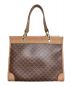 CELINE（セリーヌ）の古着「マカダム総柄ハンドバッグ」｜ブラウン