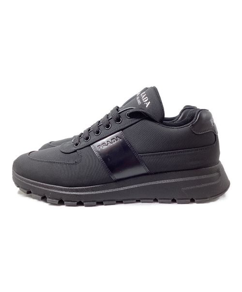 PRADA（プラダ）PRADA (プラダ) RE NYRON SNERKERS(リナイロン スニーカー) ブラック サイズ:26の古着・服飾アイテム