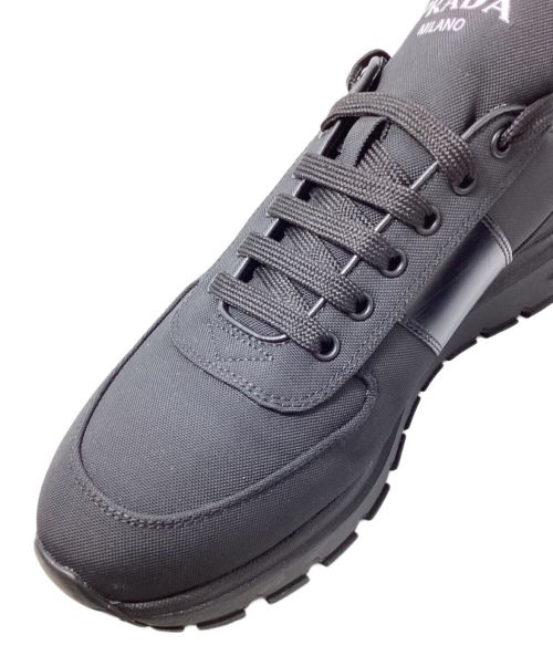 PRADA（プラダ）PRADA (プラダ) RE NYRON SNERKERS(リナイロン スニーカー) ブラック サイズ:26の古着・服飾アイテム