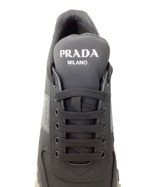 PRADA（プラダ）PRADA (プラダ) RE NYRON SNERKERS(リナイロン スニーカー) ブラック サイズ:26の古着・服飾アイテム