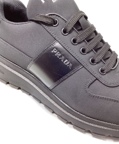 PRADA（プラダ）PRADA (プラダ) RE NYRON SNERKERS(リナイロン スニーカー) ブラック サイズ:26の古着・服飾アイテム