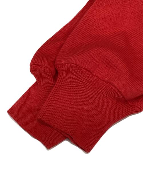 Maison Margiela（メゾンマルジェラ）Maison Margiela (メゾンマルジェラ) ドレープニットカーディガン レッド サイズ:Sの古着・服飾アイテム
