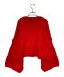 RAF SIMONS (ラフシモンズ) Virgin Wool Oversized RS Sweater レッド サイズ:S：50000円