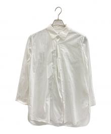 Y's（ワイズ）の古着「ボタンデザインブラウス」｜ホワイト