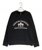 CHROME HEARTSクロムハーツ）の古着「Cemetery Cross Crewneck Sweat」｜ブラック