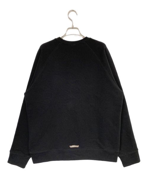 CHROME HEARTS（クロムハーツ）CHROME HEARTS (クロムハーツ) Cemetery Cross Crewneck Sweat ブラック サイズ:Lの古着・服飾アイテム
