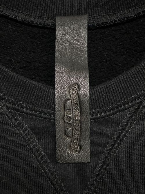 CHROME HEARTS（クロムハーツ）CHROME HEARTS (クロムハーツ) Cemetery Cross Crewneck Sweat ブラック サイズ:Lの古着・服飾アイテム