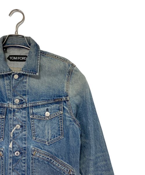 TOM FORD（トムフォード）TOM FORD (トムフォード) デニムジャケット インディゴ サイズ:Mの古着・服飾アイテム