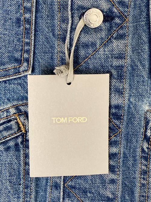TOM FORD（トムフォード）TOM FORD (トムフォード) デニムジャケット インディゴ サイズ:Mの古着・服飾アイテム