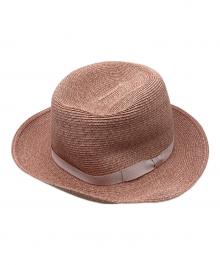 kijima takayuki（キジマタカユキ）の古着「ペーパーハット」｜ライトピンク