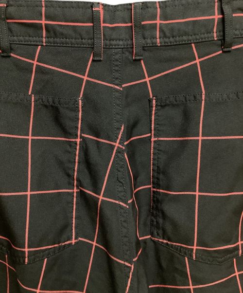 BLACK COMME des GARCONS（ブラックコムデギャルソン）BLACK COMME des GARCONS (ブラック コムデギャルソン) 23AW チェックパンツ ブラック サイズ:Mの古着・服飾アイテム