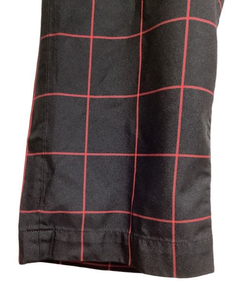 BLACK COMME des GARCONS（ブラックコムデギャルソン）BLACK COMME des GARCONS (ブラック コムデギャルソン) 23AW チェックパンツ ブラック サイズ:Mの古着・服飾アイテム