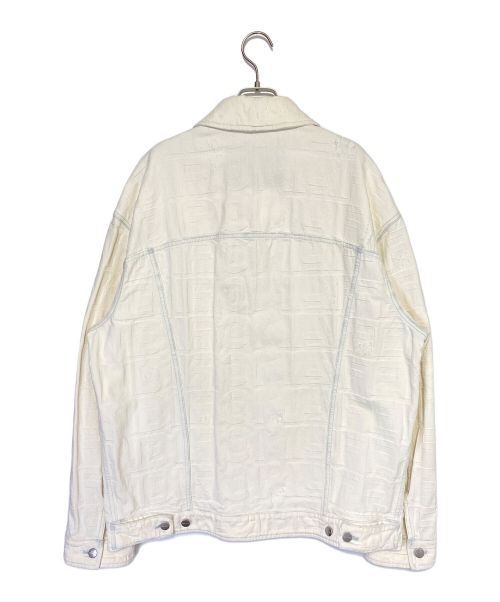 FENDI（フェンディ）FENDI (フェンディ) MARC JACOBS (マークジェイコブス) デニムジャケット ホワイト サイズ:50の古着・服飾アイテム