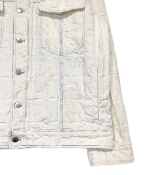 FENDI（フェンディ）FENDI (フェンディ) MARC JACOBS (マークジェイコブス) デニムジャケット ホワイト サイズ:50の古着・服飾アイテム
