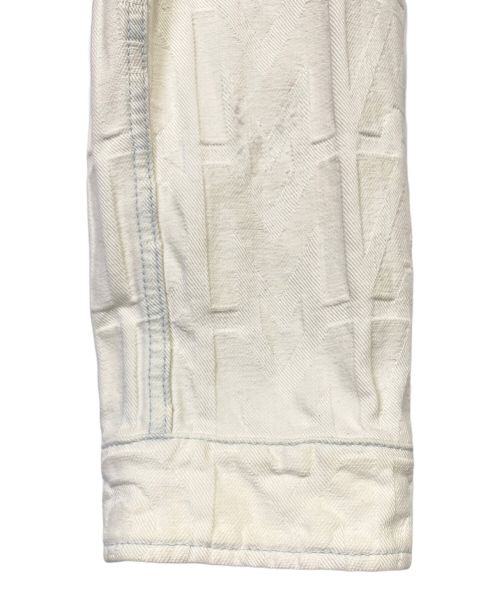 FENDI（フェンディ）FENDI (フェンディ) MARC JACOBS (マークジェイコブス) デニムジャケット ホワイト サイズ:50の古着・服飾アイテム