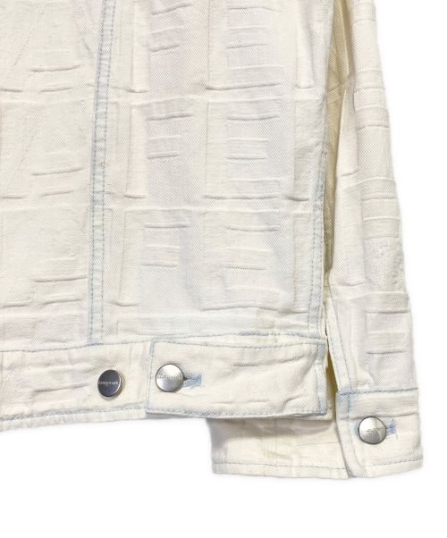 FENDI（フェンディ）FENDI (フェンディ) MARC JACOBS (マークジェイコブス) デニムジャケット ホワイト サイズ:50の古着・服飾アイテム