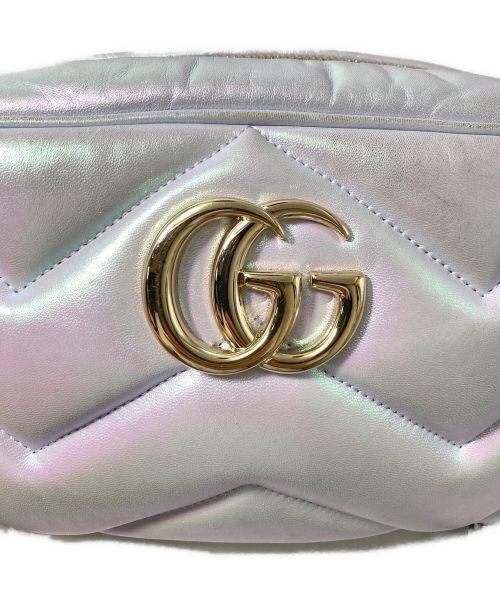 GUCCI（グッチ）GUCCI (グッチ) GGマーモント ショルダーバッグ ピンクオーロラ サイズ:-の古着・服飾アイテム