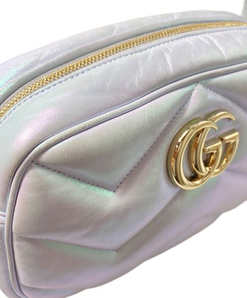 GUCCI（グッチ）GUCCI (グッチ) GGマーモント ショルダーバッグ ピンクオーロラ サイズ:-の古着・服飾アイテム