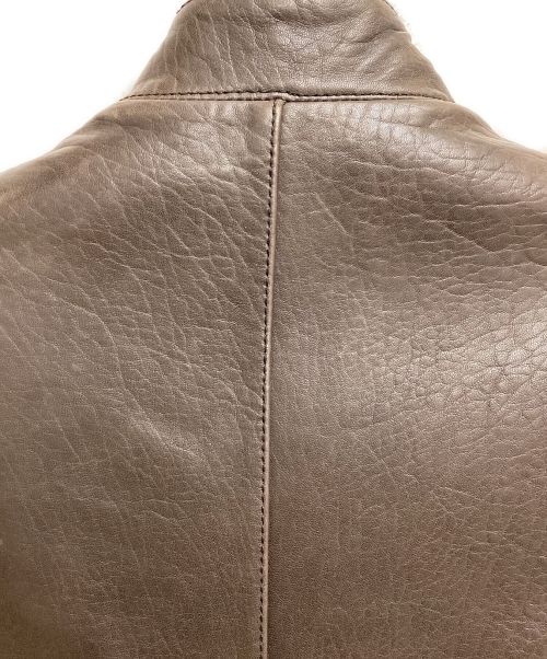 Vivienne Westwood man（ヴィヴィアン ウェストウッド マン）Vivienne Westwood man (ヴィヴィアン ウェストウッド マン) ダブルライダースジャケット ブラウン サイズ:44の古着・服飾アイテム