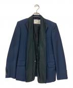 TOGA VIRILISトーガ ビリリース）の古着「ノーカラージャケット」｜ネイビー