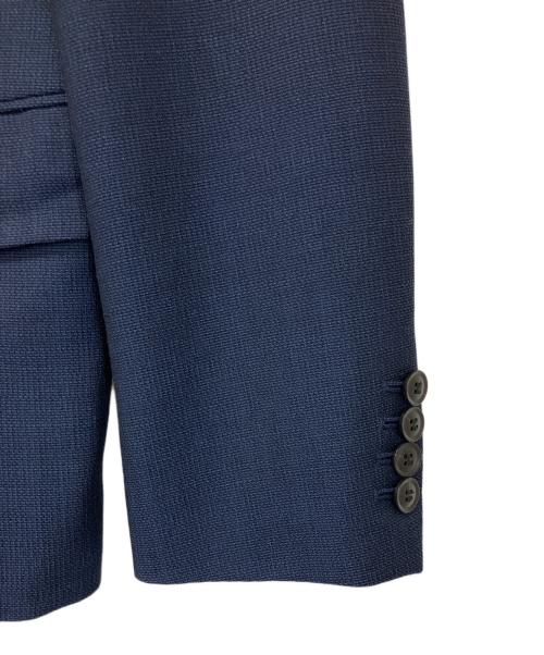 TOGA VIRILIS（トーガ ビリリース）TOGA VIRILIS (トーガ ビリリース) ノーカラージャケット ネイビー サイズ:46の古着・服飾アイテム